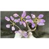 Image 2 : 5" X 6" AMETHYST CRYSTAL BONSAI TREE LISTED RETAIL $500