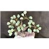 Image 2 : 5" X 5" AVENTURINE CRYSTAL BONSAI TREE LISTED RETAIL $400
