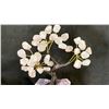 Image 2 : 5" X 6" ROSE QUARTZ CRYSTAL BONSAI TREE LISTED RETAIL $500