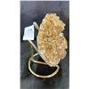 Image 2 : 5" YELLOW HONEY CALCITE LISTED RETAIL $1100