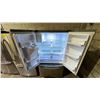 Image 2 : SAMSUNG RF23HCEDBSR 36"W STAINLESS STEEL DOUBLE DOOR BOTTOM FREEZER REFRIGERATOR WITH WATER/ICE