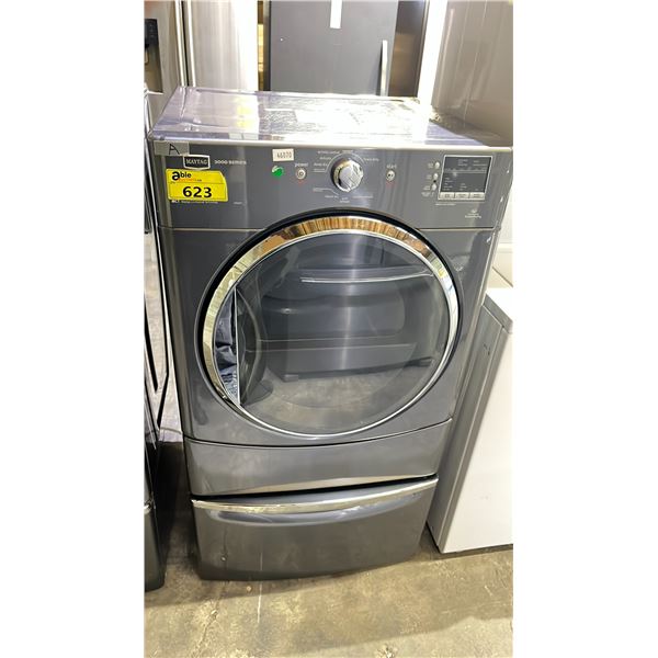 MAYTAG YMEDE301YG0 3000 SERIES 27"W FRONT LOADING DRYER & MAYTAG YMHWE251YG00 2000 SERIES 27"W