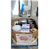 Image 1 : PALLET OF ASSORTED SMALL APPLIANCES, LED LIGHTS, 8 PERSON TENT WATER FLOSSERS & MORE