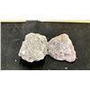 Image 2 : 2 LEPIDOLITE STONE DISPLAYS LISTED RETAIL $180