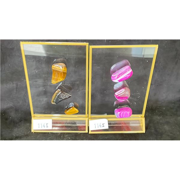 TIGER EYE, & AGATE ON DISPLAY LISTED RETAIL $180EA