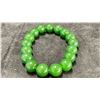 Image 2 : 12MM JADE BEAD BRACELET LISTED RETAIL $600