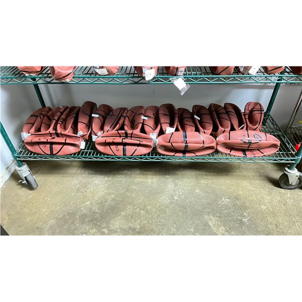 SHELF OF COINUS SPORTS BASKETBALLS