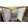 Image 2 : HISENSE RF20N6ASE 36" STAINLESS STEEL DOUBLE DOOR BOTTOM FREEZER REFRIGERATOR