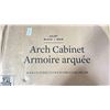 Image 2 : BETTER HOMES & GARDEN JULIET BLACK ARCH CABINET * IN BOX/ 2 BOXES TOTAL *