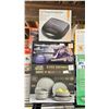 Image 2 : SMALL APPLIANCES INCLUDING SANDWICH MAKER, IRON, 2 SLICE TOASTER, GLASS ELECTRIC KETTLE, 10 CUP