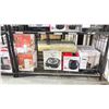 Image 1 : SMALL APPLIANCES INCLUDING 3 MATCHING FLOOR LAMPS, COOL MIST HUMIDIFIERS, SINGLE BURNER, PERSONAL