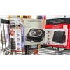 Image 2 : SMALL APPLIANCES INCLUDING OSCILLATING TABLE FAN, 2 SLICE TOASTER, COOL MIST HUMIDIFIER, 5 CUP
