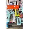 Image 4 : SHELF OF ASSORTED UNIVERSAL REMOTES, CABLES, 50" - 86" TV WALL MOUNT, BBQ LIGHTERS & MORE