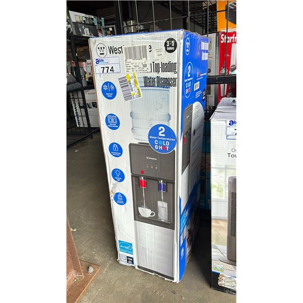 WESTINGHOUSE 3-5 GALLON TOP LOADING WATER DISPENSER * IN BOX *
