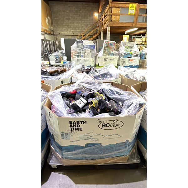 BIN OF ASSORTED NEW SHOES - RETAIL VALUE $4405.60