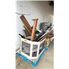 Image 2 : PALLET WITH A BED FRAME, CHAIR & MORE * MUST TAKE ALL ON PALLET *