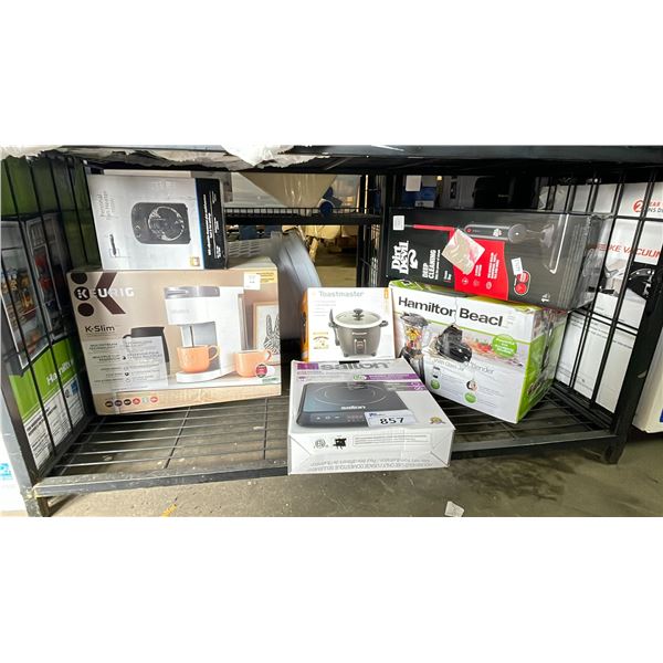 SMALL APPLIANCES INCLUDING A VACUUM, KEURIG, INDUCTION COOKTOP & MORE