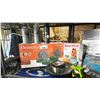 Image 2 : 12 PC COOKWARE SET, ASSORTED THERMOS'S/WATER BOTTLES, NEON ROPE LIGHTS, GALLERY FRAME SET & MORE
