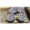 Image 1 : SET OF 4 - 15 INCH, 5 LUG ALLOY RIMS FOR FORD F150
