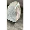 Image 2 : 4.4" X 3" AMETHYST WITH GREEN AGATE GEODE LISTED RETAIL $1200