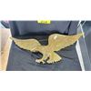 Image 2 : BRASS EAGLE WALL DECOR 29" X 9"