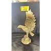 Image 2 : BRASS SCULPTURE OF EAGLE 7" X 12"