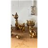 Image 3 : ASSORTED BRASS FIGURINES & DECOR