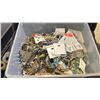Image 2 : BIN OF ASSORTED JEWELRY (SOME STERLING SILVER)