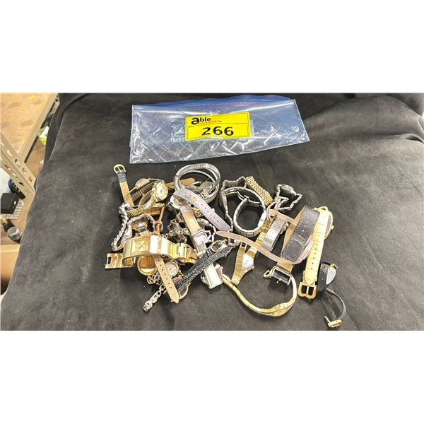BAG OF ASSORTED WATCHES