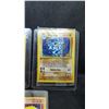 Image 3 : 7 ASSORTED FIRST EDITION POKEMON CARDS INCLUDING; HOLO MACHAMP, HOLO FLAREON, HOLO HITMONCHAN, HOLE