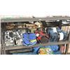 Image 1 : SHELF OF ASSORTED DOG GEAR INCLUDING; JACKETS, BOOTS & BLANKETS