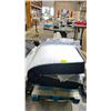 Image 1 : PALLET OF ASSORTED ITEMS INCLUDING; MATTRESS, CUBE ORGANIZER, ROUND DINING TABLE & MORE