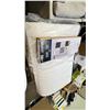 Image 2 : PALLET OF ASSORTED ITEMS INCLUDING; MATTRESS, CUBE ORGANIZER, ROUND DINING TABLE & MORE