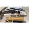 Image 2 : PALLET OF ASSORTED ITEMS INCLUDING; FOLDING CHAIR, TV STAND, BOOKCASE & MORE