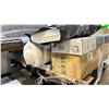 Image 3 : PALLET OF ASSORTED ITEMS INCLUDING; FOLDING CHAIR, TV STAND, BOOKCASE & MORE