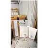 Image 2 : 2 24X36 MAGNETIC DRY BERASE CALANDER SETSAND 2 SETA OF TWO STRETCHED CANVAS !8X25 SPME DAMAGE ON