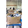 Image 1 : BIN OF VARIOUS ITEMS, MOSTLY JERSEY KNIT REVERSIBLE COMFORTERS, BATH MATS AND SHEETS SETS