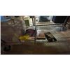Image 1 : SHELF OF ASSORTED ITEMS INCLUDING; PUNCHING GLOVES, VHS TAPES & MORE
