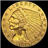Image 1 : 1913 Indian Head $2.50 Gold Quarter Eagl CLOSELY UNCIRCULATED