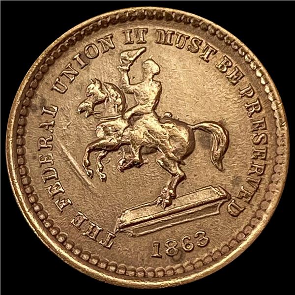 1863 Civil War Token "Our Union" UNCIRCULATED