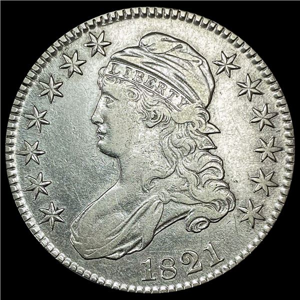 1821 Capped Bust Half Dollar CLOSELY UNCIRCULATED