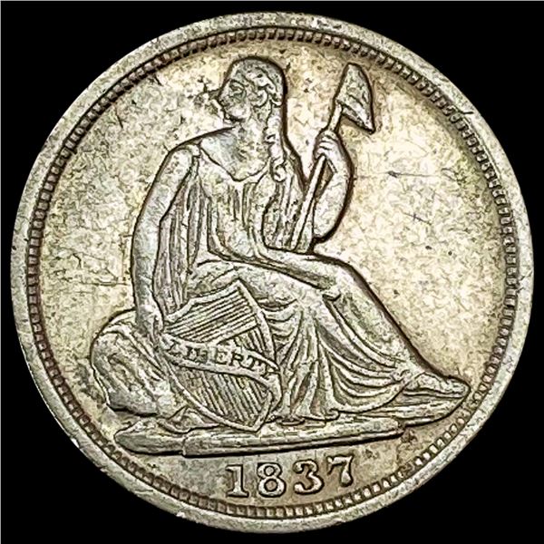 1837 Seated Liberty Half Dime UNCIRCULATED