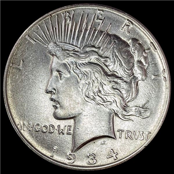 1934-D Peace Dollar CLOSELY UNCIRCULATED