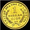 Image 2 : 1849 Liberty Head Gold Dollar HIGH GRADE