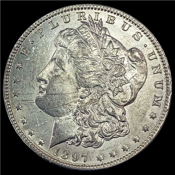 1897-O Morgan Silver Dollar CLOSELY UNCIRCULATED