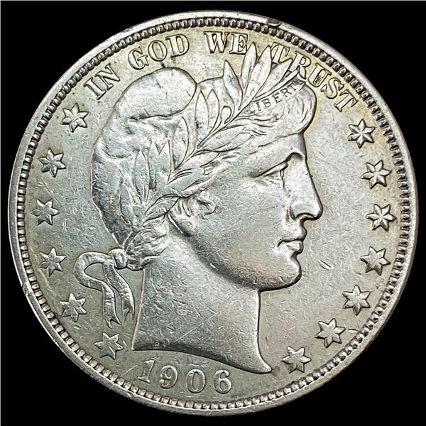 1906-D Barber Half Dollar CLOSELY UNCIRCULATED