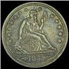 Image 1 : 1855 Seated Liberty Quarter CLOSELY UNCIRCULATED