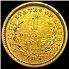 Image 2 : 1849-O Liberty Head Gold Dollar CLOSELY UNCIRCULATED