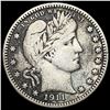 Image 1 : 1911 Barber Quarter NICELY CIRCULATED