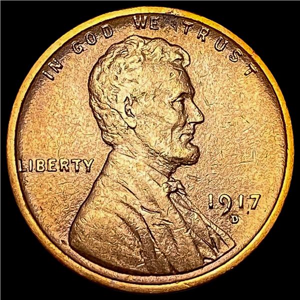 1917-D Lincoln Wheat Cent CLOSELY UNCIRCULATED